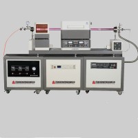 1200℃预加热滑动双多温区PECVD系统