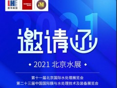 邀请函丨2021北京水展，来连华科技1H055给你“好看”