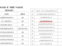 宝德仪器有限公司成功入选北京市2022年度di一批“专精特新”中小企业