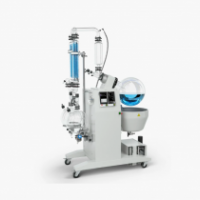BUCHI 旋转蒸发仪 Rotavapor® R-250 Pro通过专利 BUCHI 蒸发瓶联接器以及独特的蒸发瓶支架实现轻松安全的大批量蒸发瓶操控