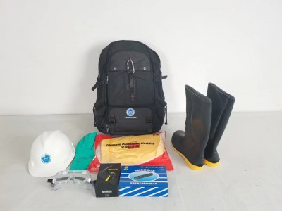 YZL-FH121环境执法个人防护包强光手电安全帽有毒有害物质防护服辐射检测仪图3