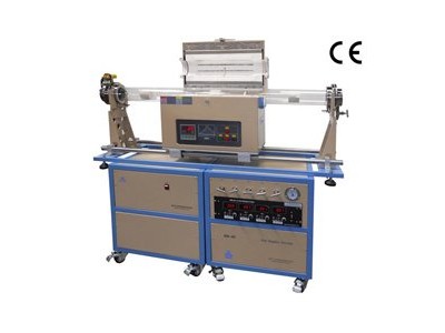 双管滑动式1200℃四通道混气CVD系统