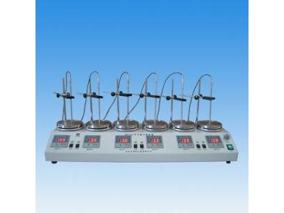 HJ-6A数显恒温多头磁力搅拌器-数显