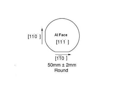 Si片外延AIN薄膜 （Si+AlN dia4"）