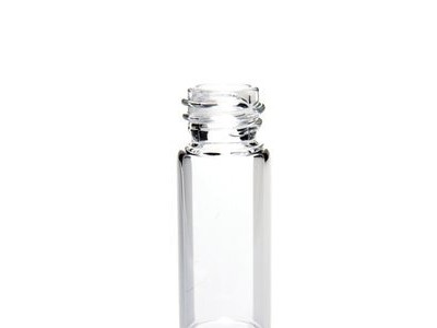 10mm 透明玻璃广口螺口样品瓶图1