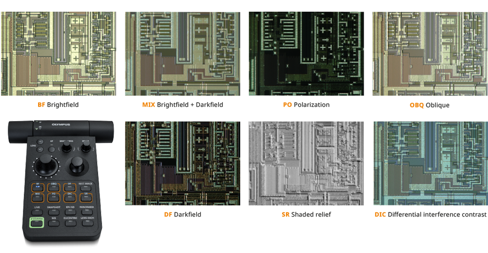 DSX2000数码显微镜的七种观察方法